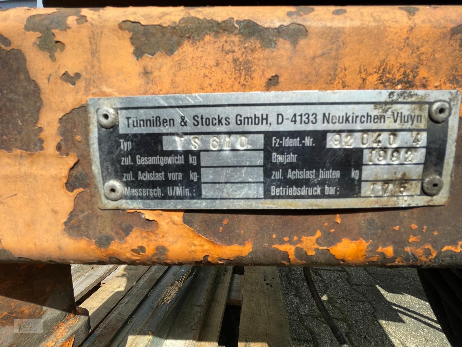 Mulchgerät & Häckselgerät des Typs Tünnissen & Stocks TS 610, Gebrauchtmaschine in Bad Kötzting (Bild 6)