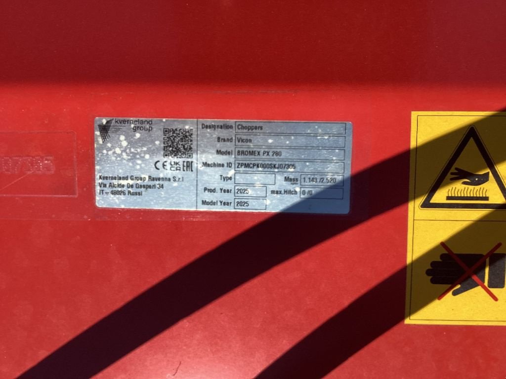 Mulchgerät & Häckselgerät a típus Vicon BROMEX PX 280, Gebrauchtmaschine ekkor: ST FLOUR (Kép 4)