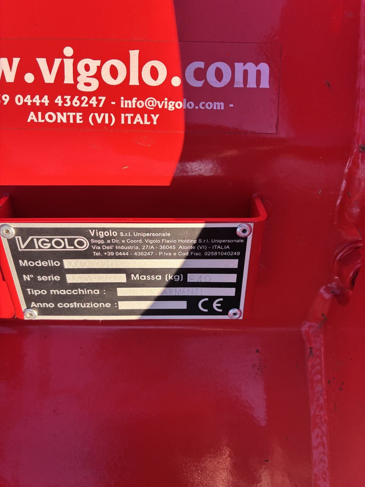 Mulchgerät & Häckselgerät del tipo Vigolo MX 2 220, Gebrauchtmaschine In Bergheim (Immagine 4)