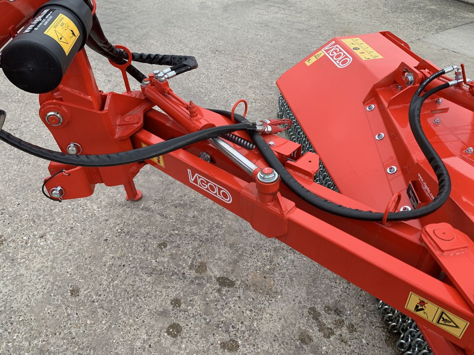 Mulchgerät & Häckselgerät Türe ait Vigolo SGE 2/200, Neumaschine içinde Starrein (resim 3)