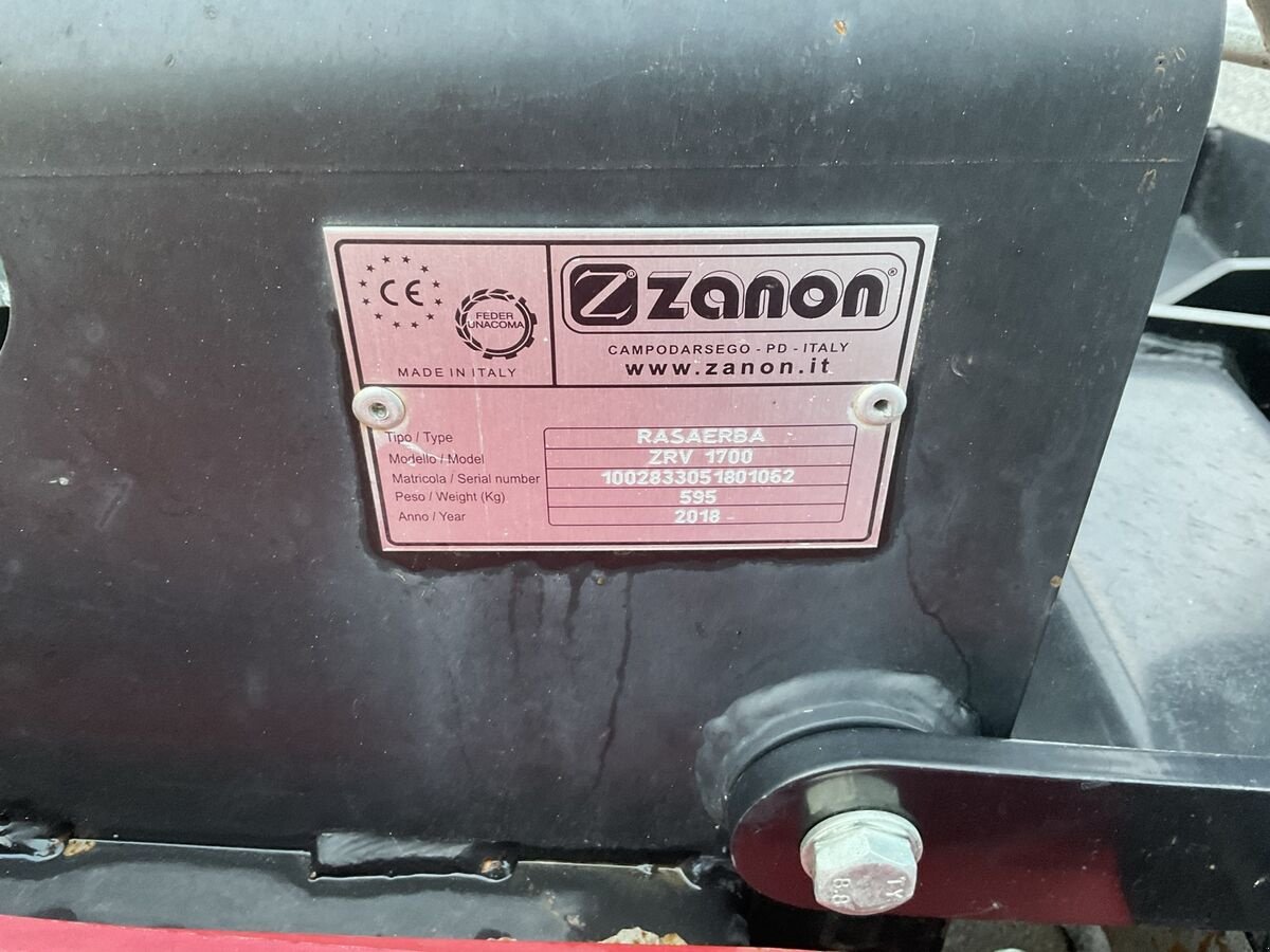 Mulchgerät & Häckselgerät typu Zanon ZVR 1700, Gebrauchtmaschine v Zwettl (Obrázek 15)