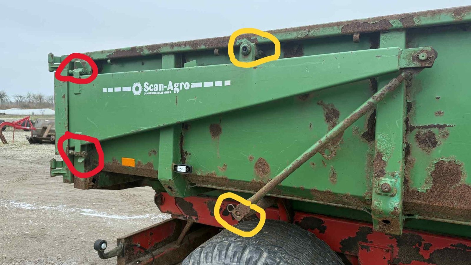 Muldenkipper typu Agro 12 ton tipvogn, Gebrauchtmaschine w Rødekro (Zdjęcie 10)