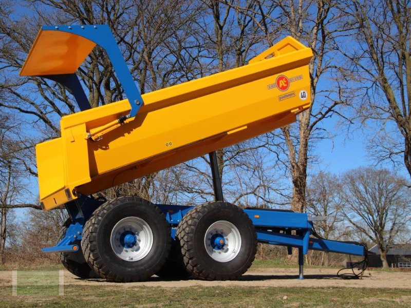 Muldenkipper tip Alasco PM 2000 Roadrunner, Neumaschine in Reutum