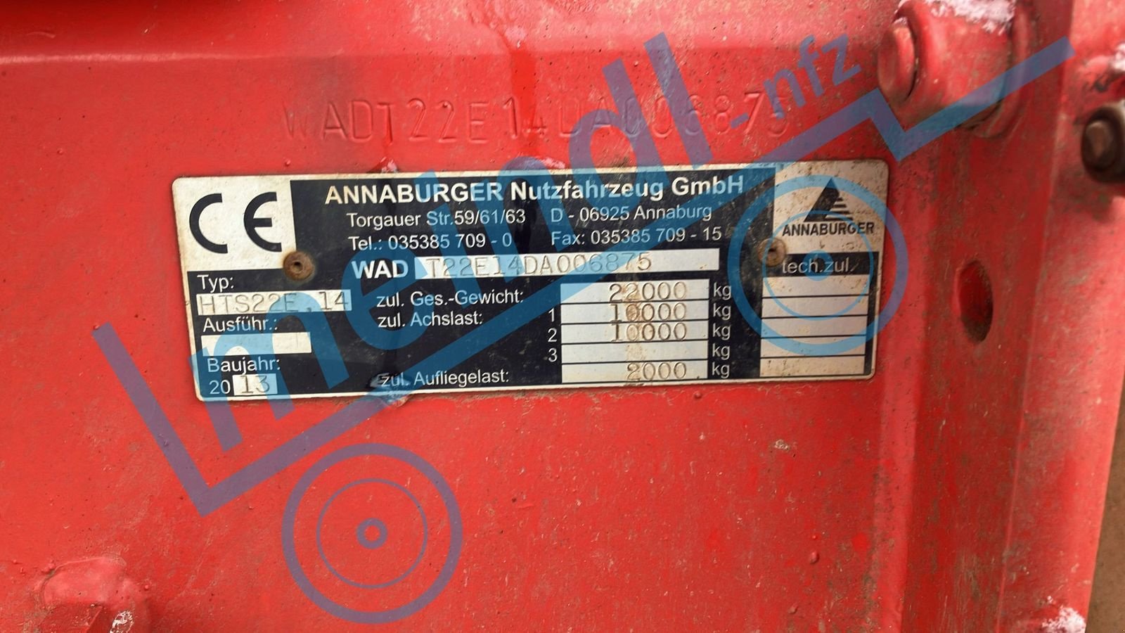 Muldenkipper a típus Annaburger HTS 22.14 Muldenkipper, Gebrauchtmaschine ekkor: Eferding (Kép 2)