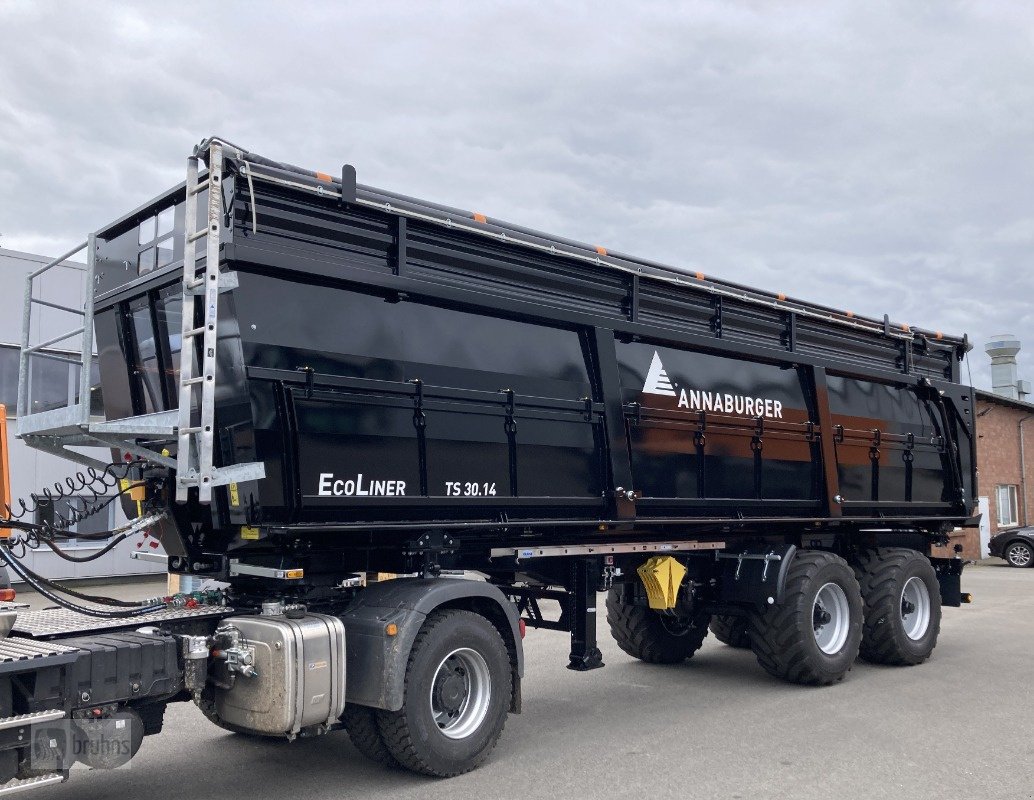 Muldenkipper of the type Annaburger Sattelmulde TS 30A.14 opt. mit Dollyachse, Neumaschine in Karstädt (Picture 1)