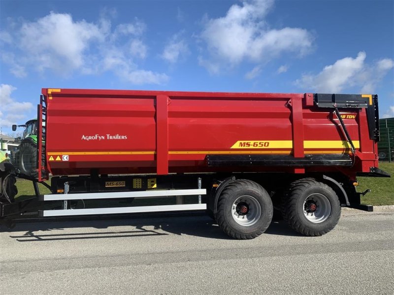 Muldenkipper of the type AS Trailers 18 tons bagtipvogn, Gebrauchtmaschine in Ringe (Picture 1)