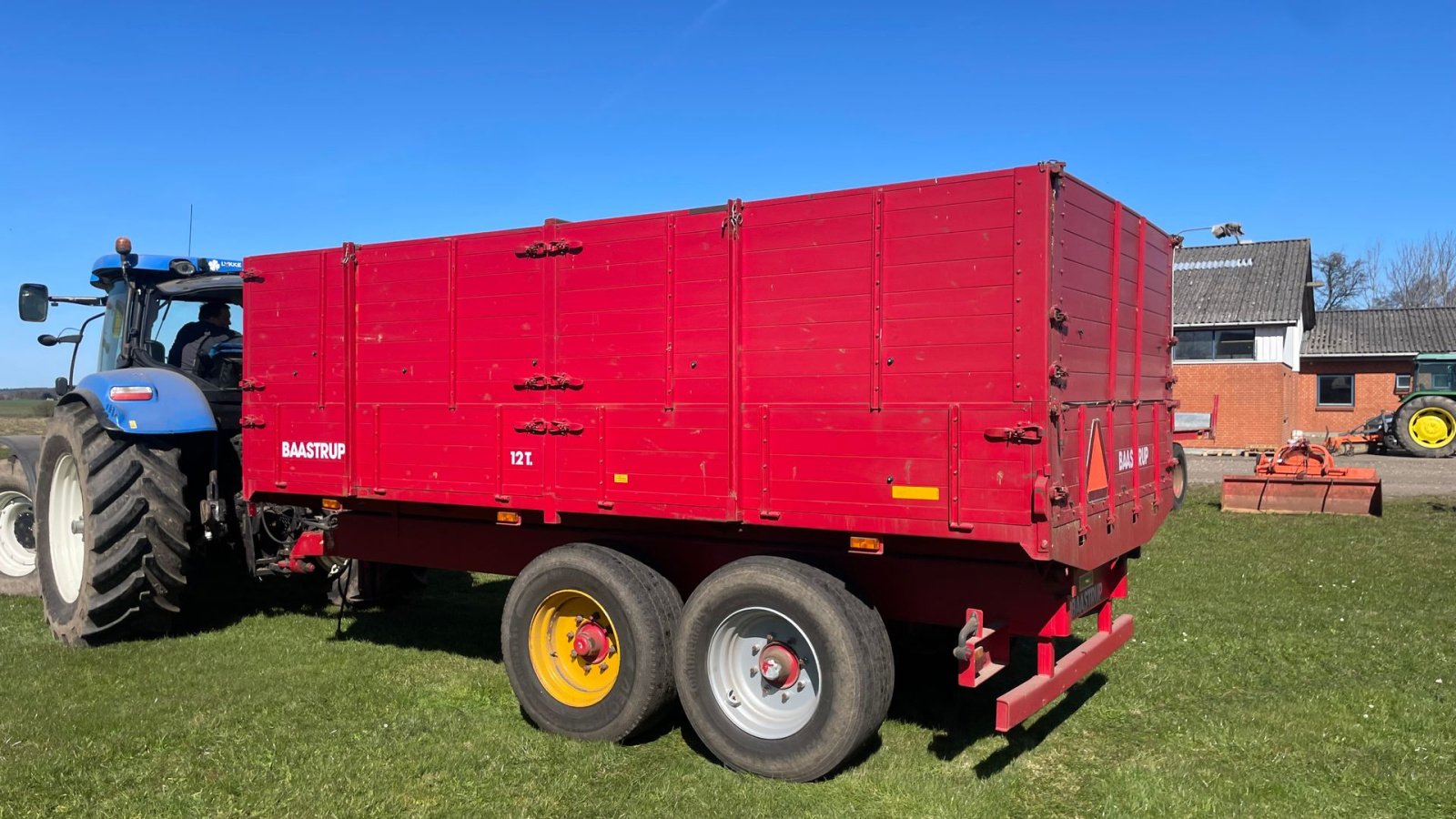Muldenkipper Türe ait Baastrup 12 ton, Gebrauchtmaschine içinde Vejle (resim 3)