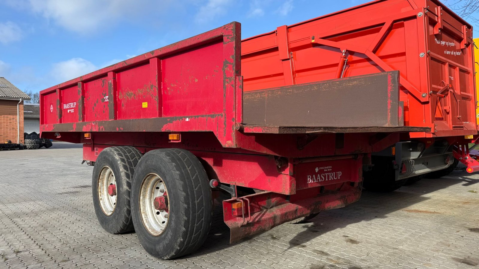 Muldenkipper tipa Baastrup 12T dumpertrailer, Gebrauchtmaschine u Gjerlev J. (Slika 4)