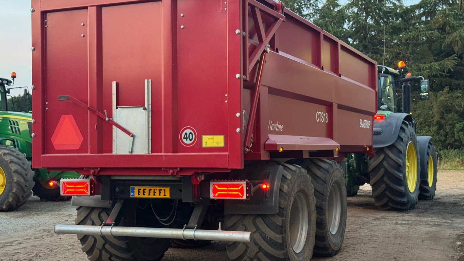 Muldenkipper типа Baastrup 18t CTS - 26,5" hjul tempo 40 & nummerplade // hydr bremse, Gebrauchtmaschine в Tønder (Фотография 17)