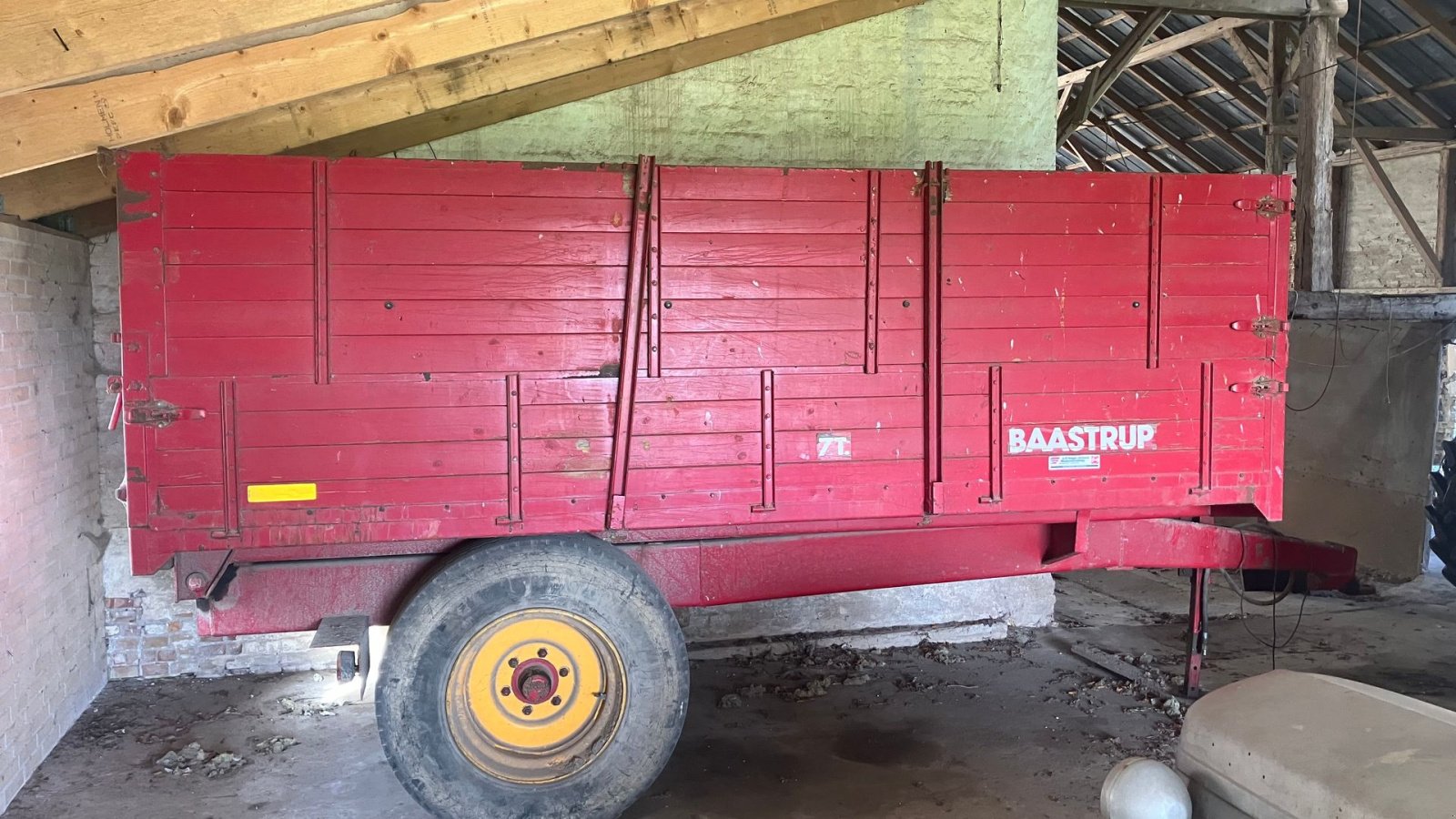 Muldenkipper tipa Baastrup 7 TONS, Gebrauchtmaschine u Gråsten (Slika 2)