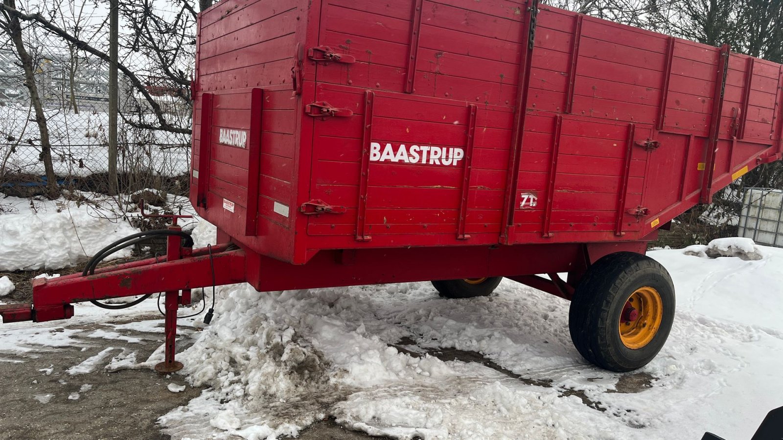 Muldenkipper типа Baastrup 7T TIPVOGN, Gebrauchtmaschine в Middelfart (Фотография 3)