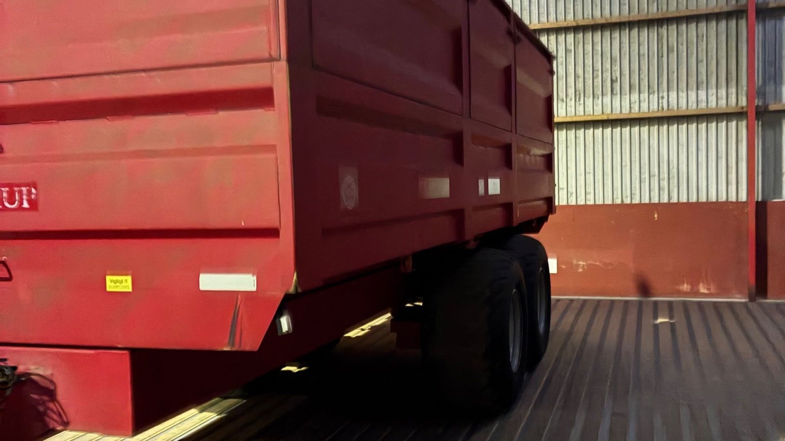 Muldenkipper Türe ait Baastrup BTS 16, Gebrauchtmaschine içinde Hjørring (resim 4)