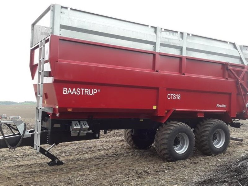 Muldenkipper des Typs Baastrup CTS 18 new line store hjul og græssider, Gebrauchtmaschine in Brædstrup