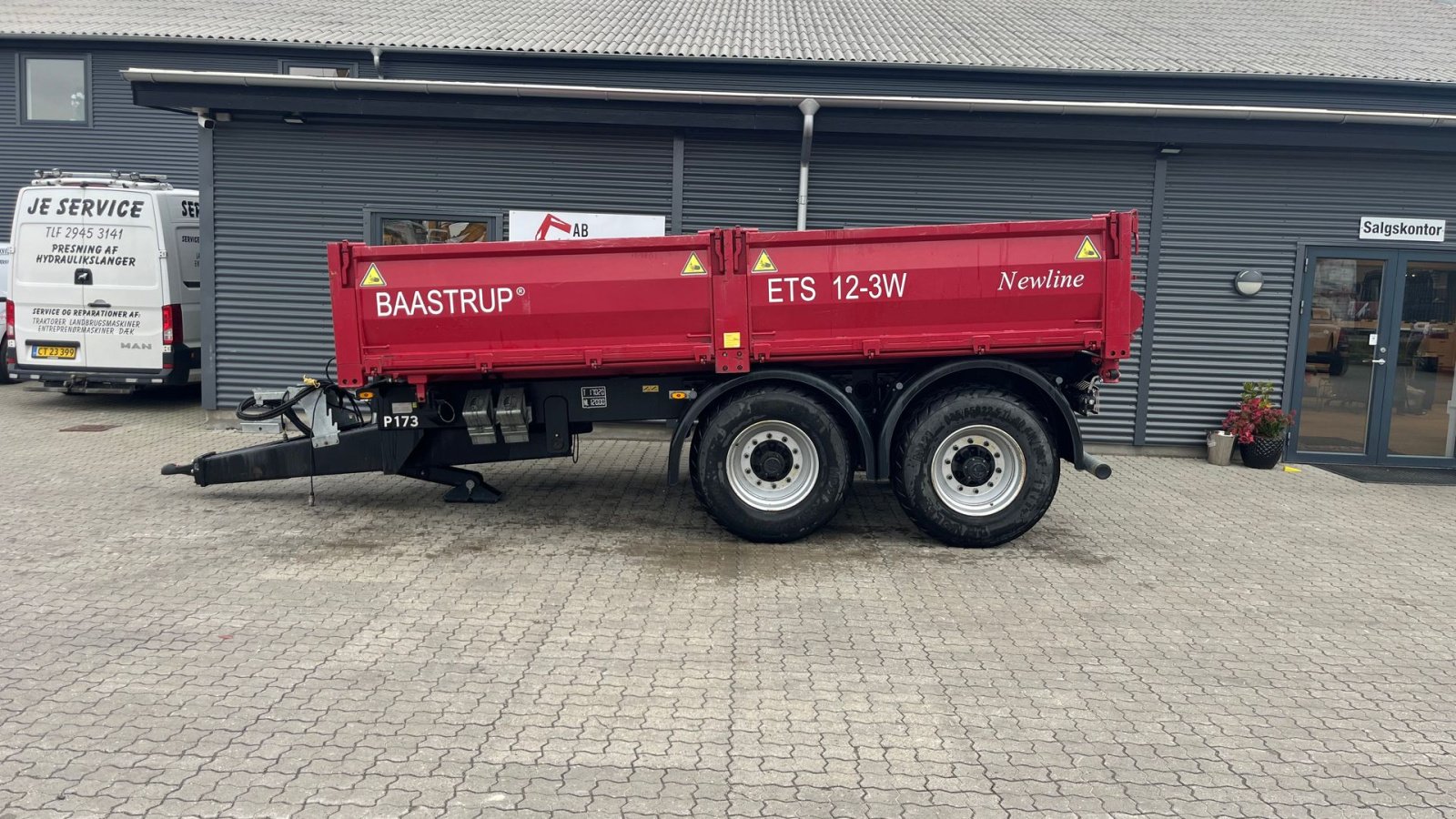 Muldenkipper tipa Baastrup ets 12-3w 12 tons Entreprenørvogn, Gebrauchtmaschine u Rønnede (Slika 1)