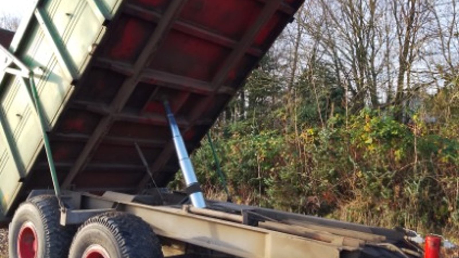 Muldenkipper tip Belarus 12 T. med bogie og fransk bagsmæk, Gebrauchtmaschine in øster ulslev (Poză 6)