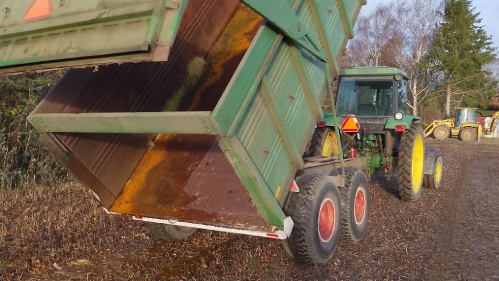 Muldenkipper tip Belarus 12 T. med bogie og fransk bagsmæk, Gebrauchtmaschine in øster ulslev (Poză 5)