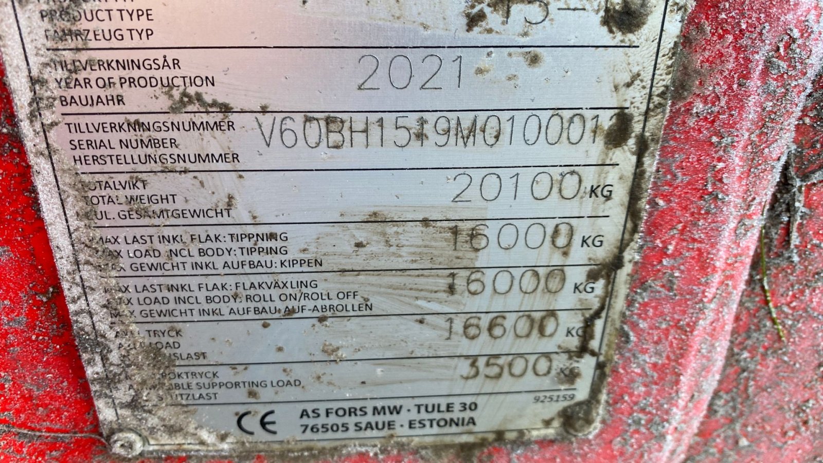 Muldenkipper des Typs BigAb 15-19, Gebrauchtmaschine in Holstebro (Bild 6)