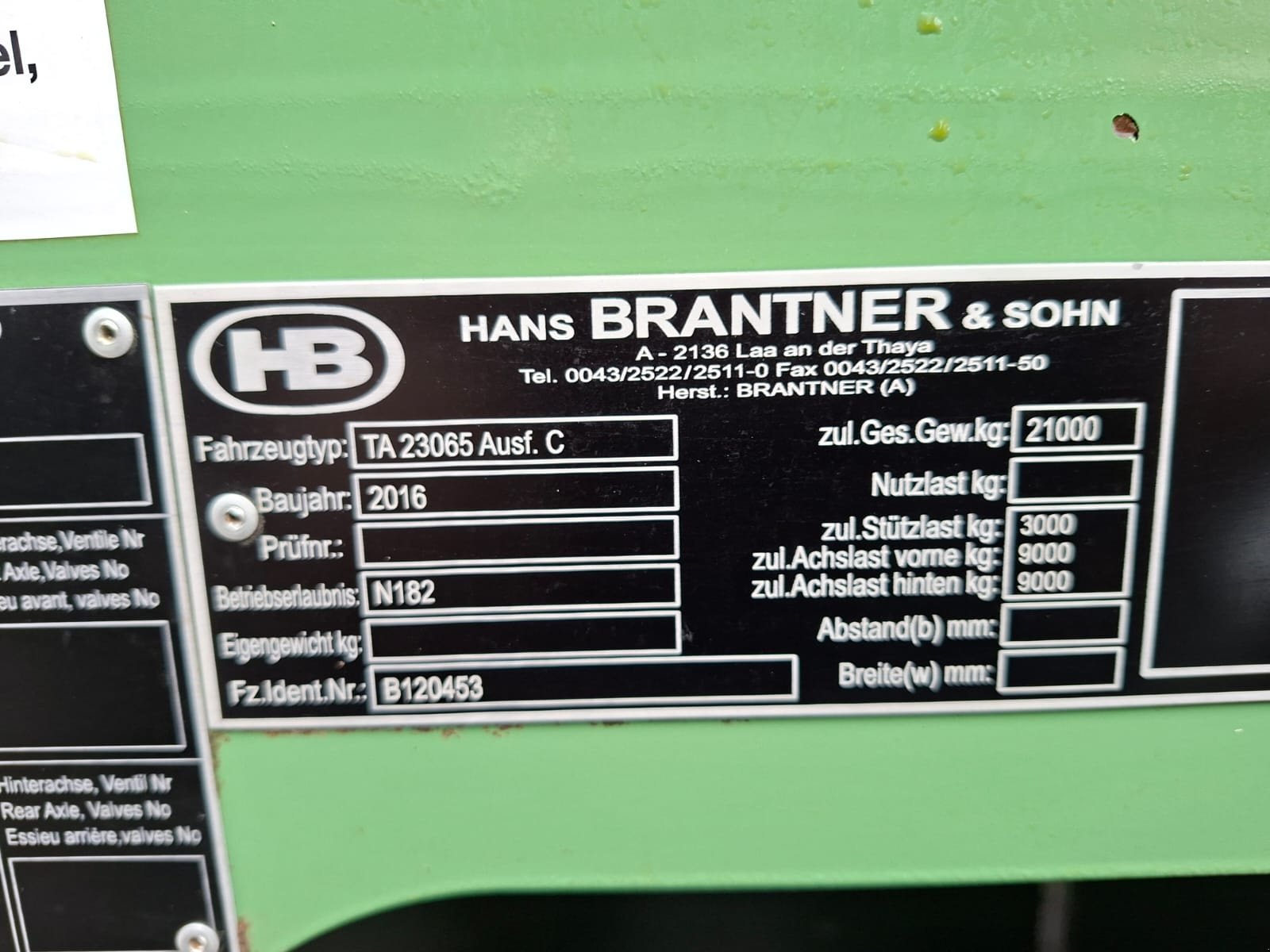 Muldenkipper typu Brantner TA 23065, Gebrauchtmaschine v Schmidgaden (Obrázek 8)