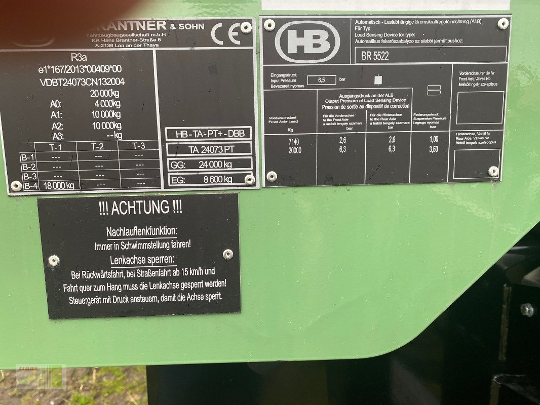 Muldenkipper des Typs Brantner TA 24073/2, Neumaschine in Weddingstedt (Bild 3)