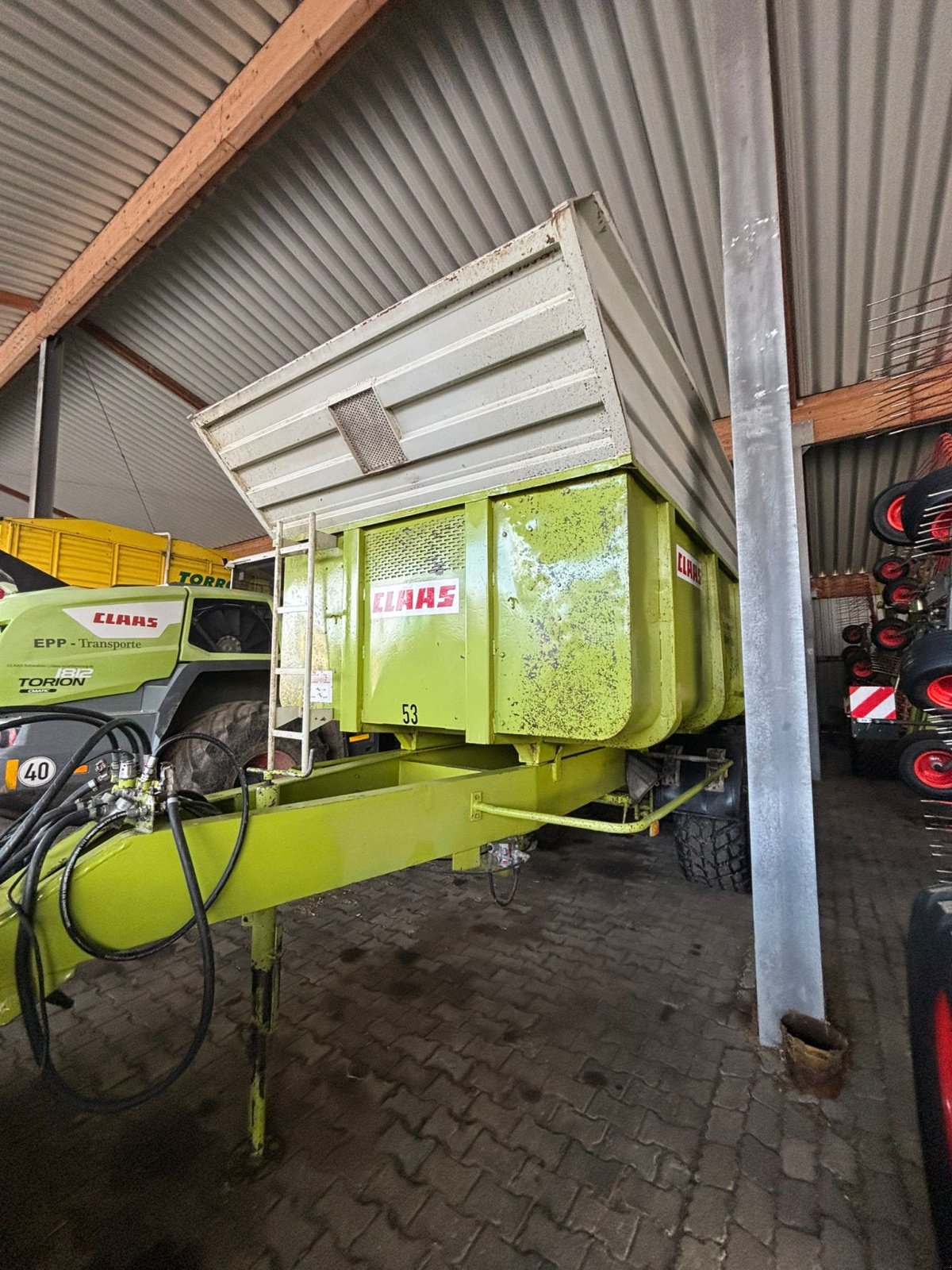 Muldenkipper del tipo CLAAS Carat 180 TD, Gebrauchtmaschine en Wiedergeltingen (Imagen 2)