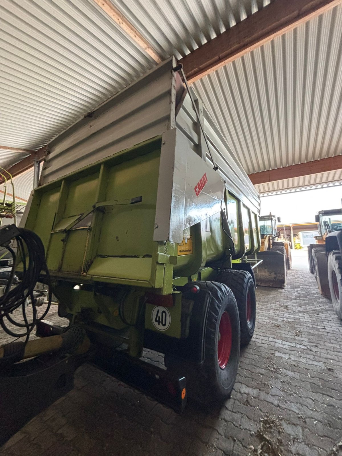 Muldenkipper del tipo CLAAS Carat 180 TD, Gebrauchtmaschine en Wiedergeltingen (Imagen 3)