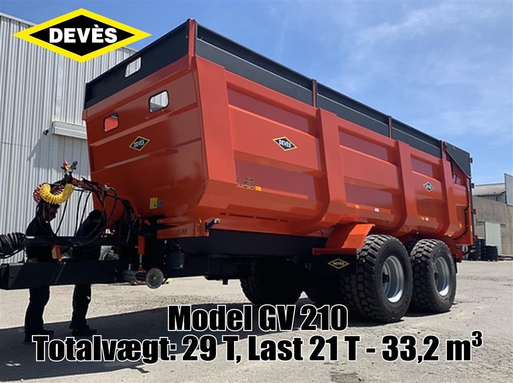 Muldenkipper des Typs Deves GV 210 med fransk bagsmæk, Gebrauchtmaschine in Ringsted (Bild 3)