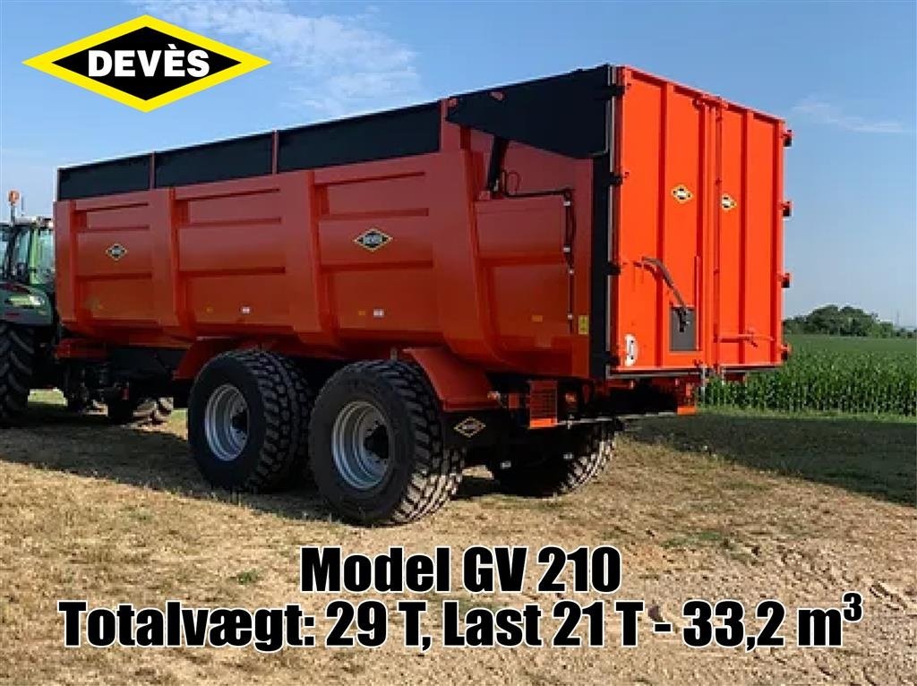 Muldenkipper des Typs Deves GV 210 med fransk bagsmæk, Gebrauchtmaschine in Ringsted (Bild 1)