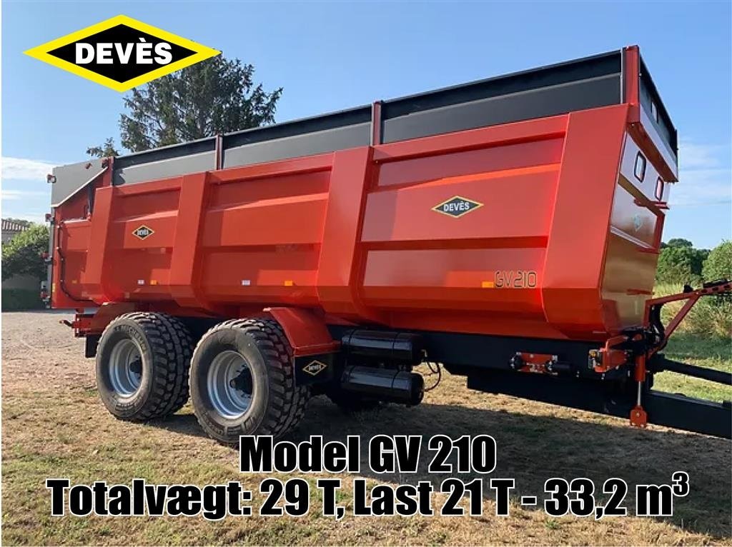 Muldenkipper des Typs Deves GV 210 med fransk bagsmæk, Gebrauchtmaschine in Ringsted (Bild 2)