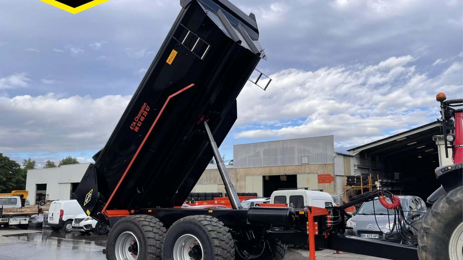 Muldenkipper of the type Deves TP180 Entreprenørvogn, Gebrauchtmaschine in Ringsted (Picture 3)