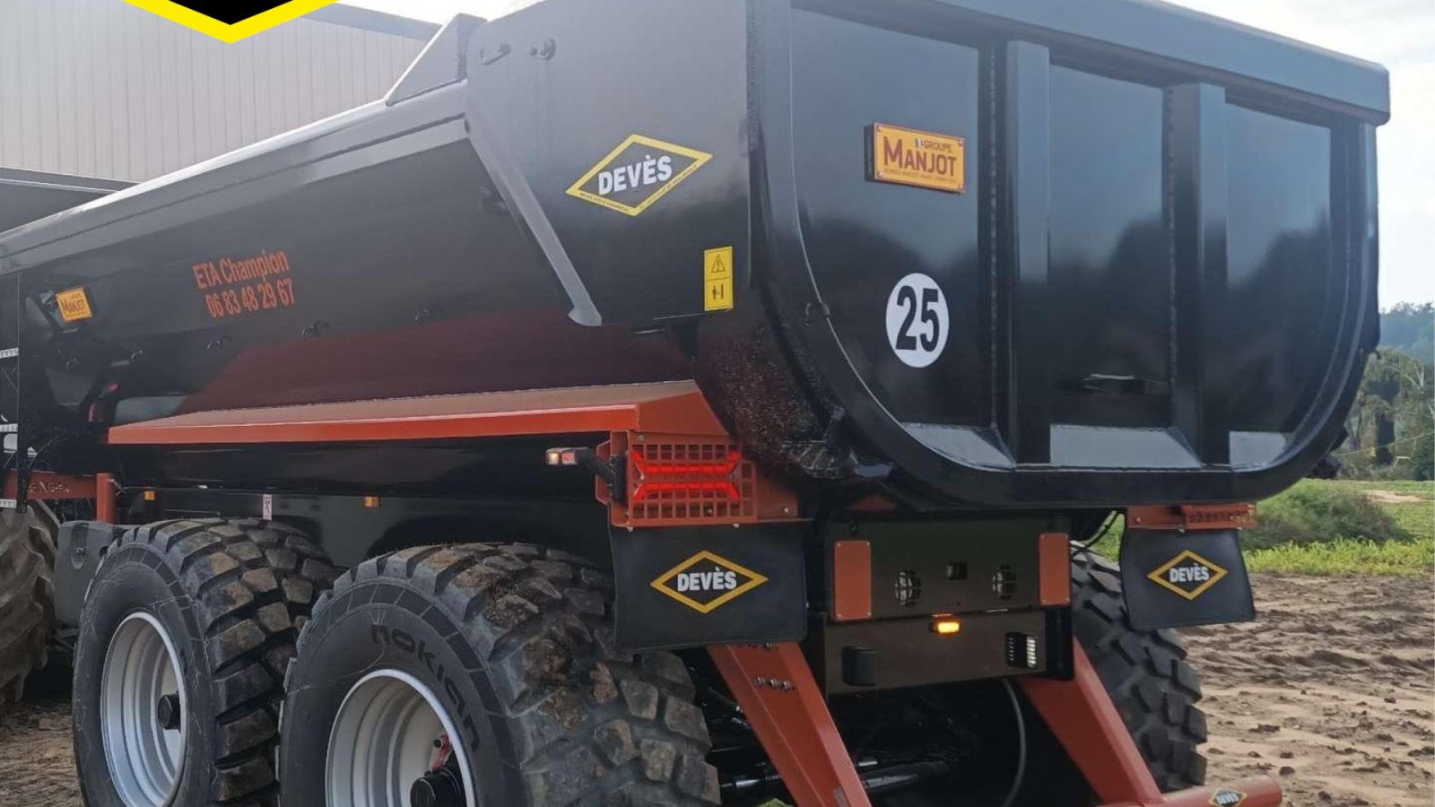 Muldenkipper of the type Deves TP180 Entreprenørvogn, Gebrauchtmaschine in Ringsted (Picture 2)