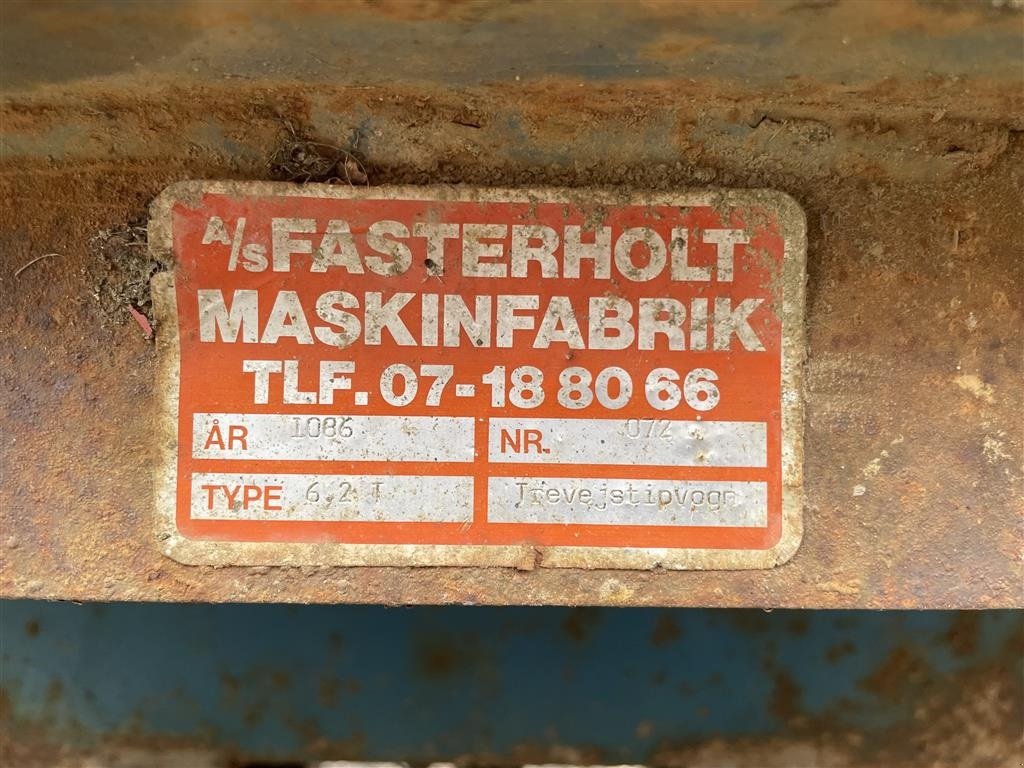 Muldenkipper typu Fasterholt 6,2 T 3 vejs tip, Gebrauchtmaschine v Ikast (Obrázek 6)