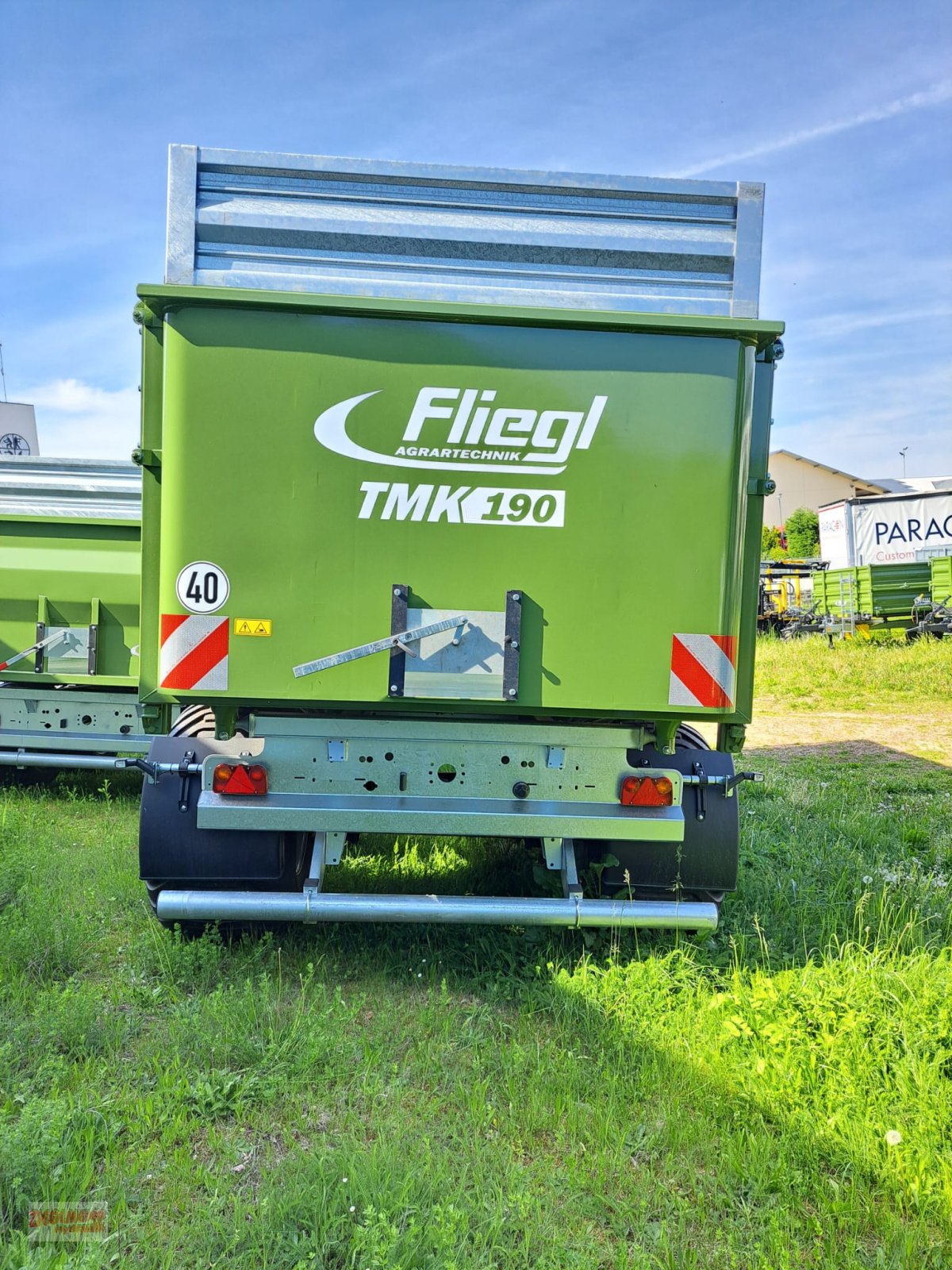 Muldenkipper del tipo Fliegl Muldenkipper TMK190 Fox, Neumaschine In Rottenburg a.d. Laaber (Immagine 3)