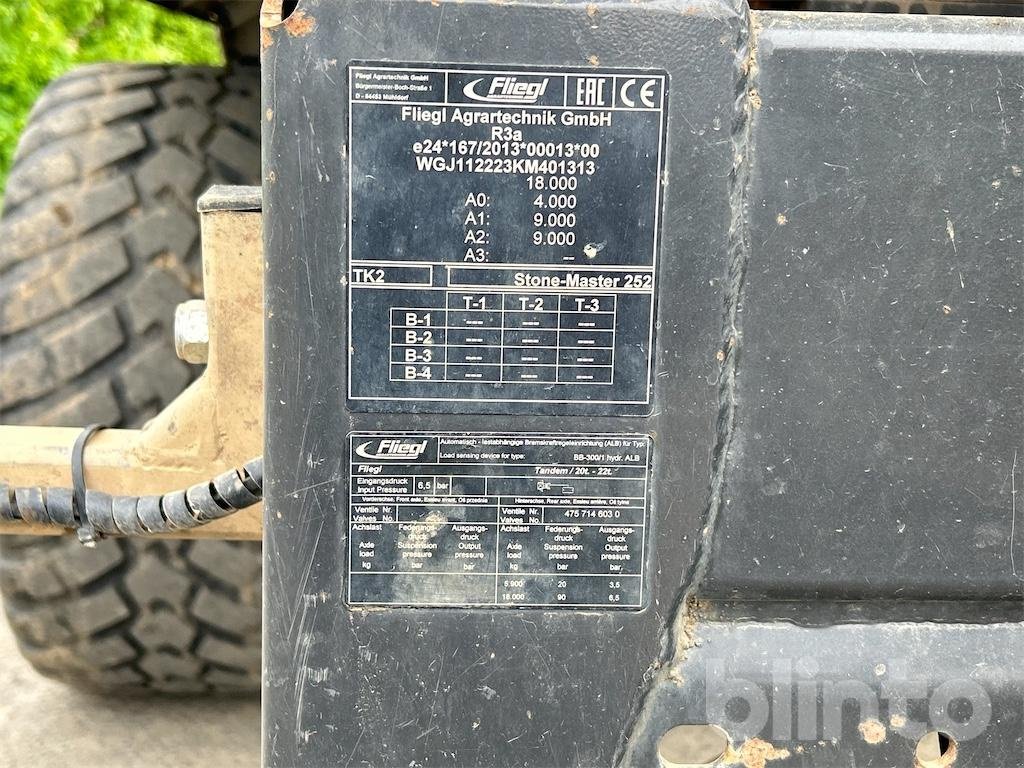 Muldenkipper of the type Fliegl Stone Master 252, Gebrauchtmaschine in Düsseldorf (Picture 6)