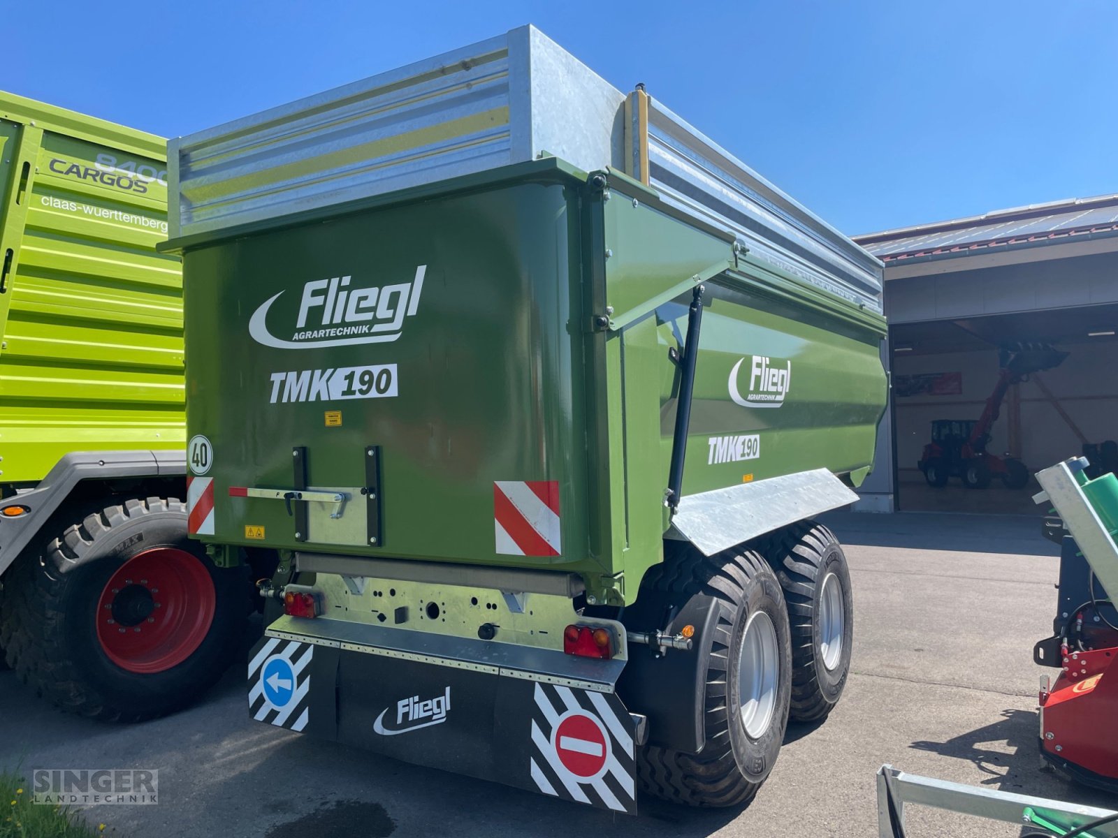 Muldenkipper des Typs Fliegl TMK 190 FOX, Neumaschine in Ebenhofen (Bild 3)