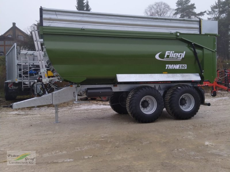 Muldenkipper des Typs Fliegl TMK 190 FOX, Neumaschine in Pegnitz-Bronn (Bild 1)