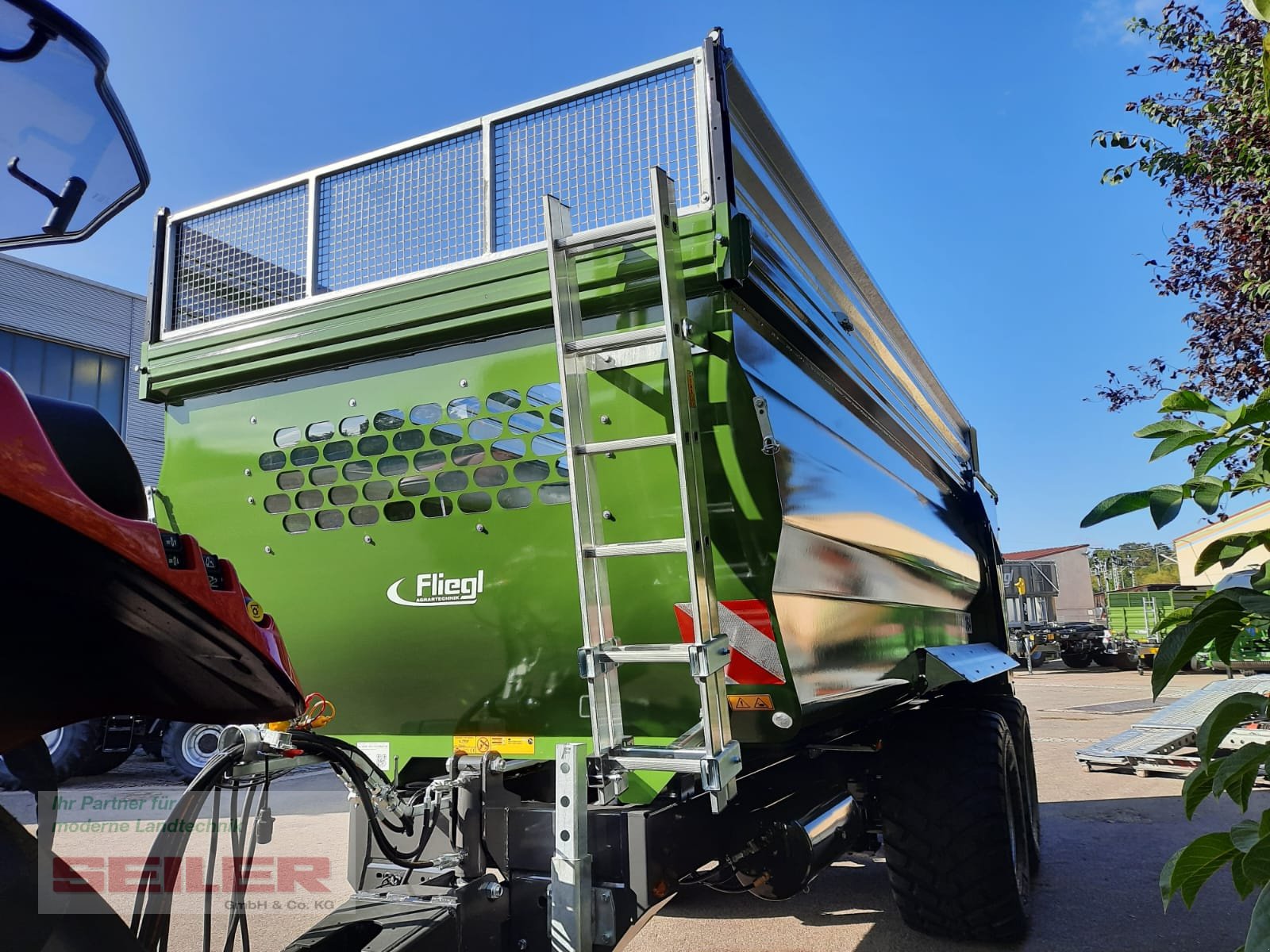 Muldenkipper typu Fliegl TMK 264 FOX 32m³ Lenkachse, Neumaschine v Ansbach (Obrázek 5)