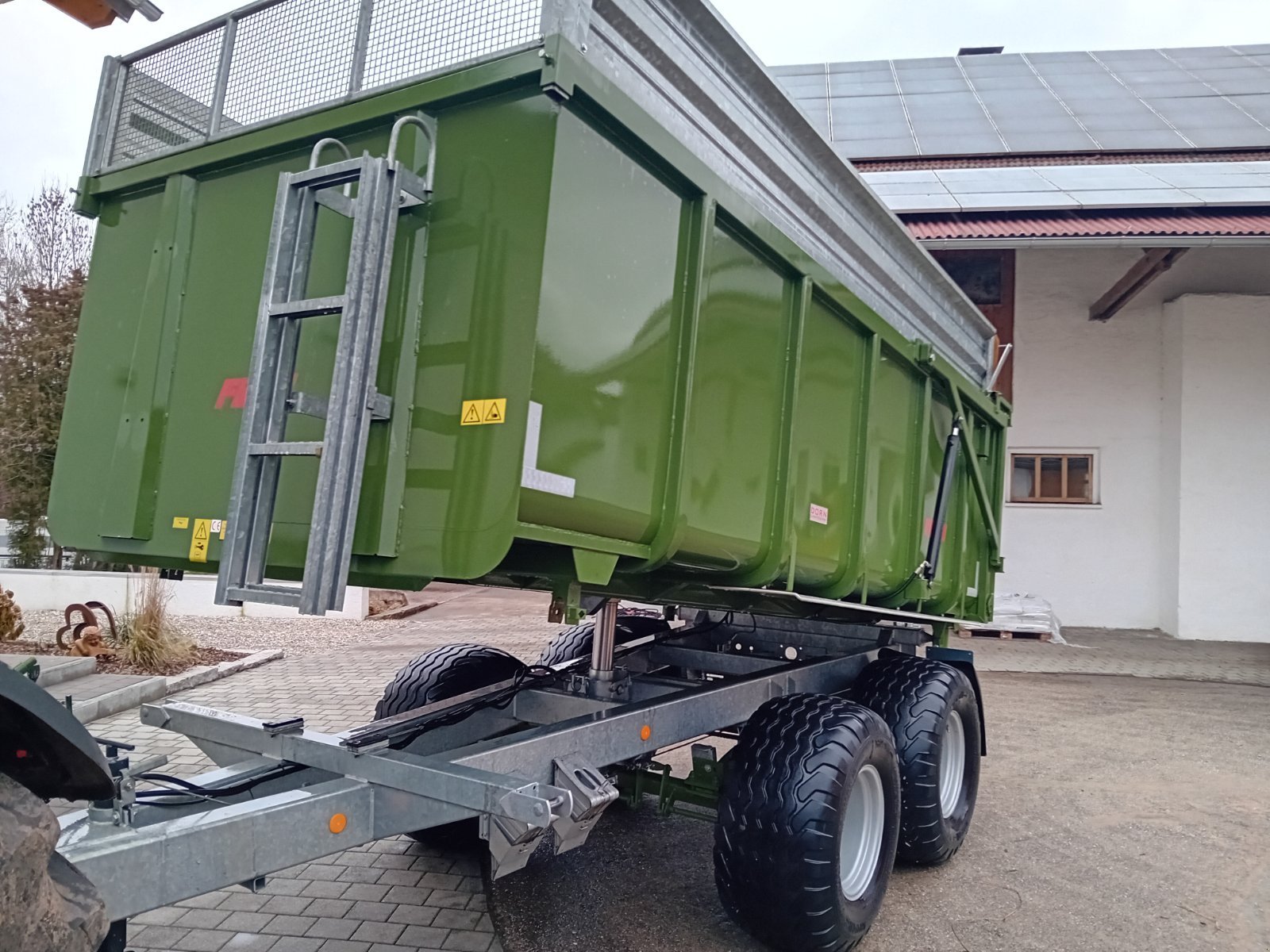 Muldenkipper van het type Fliegl TMK 80, Gebrauchtmaschine in Zustorf (Foto 2)