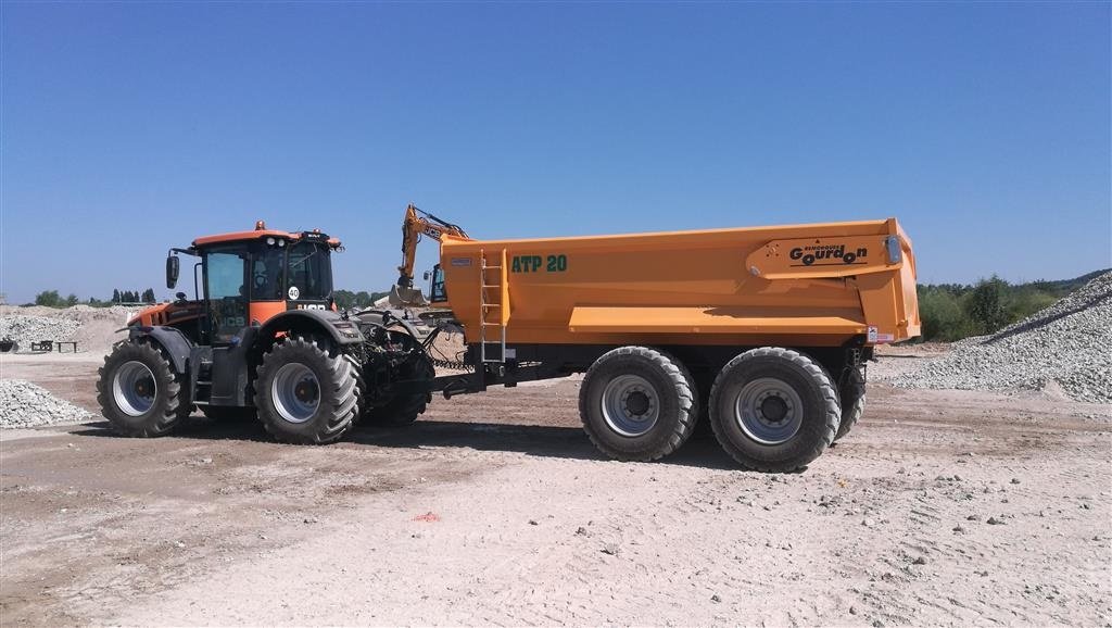 Muldenkipper tipa GOURDON ATP 20 Dumpervogn, Gebrauchtmaschine u Ringe (Slika 1)