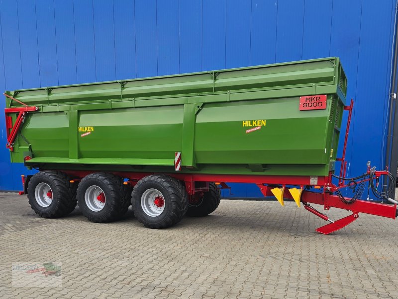 Muldenkipper des Typs Hilken MKR8600, Hardox-Boden, Reifen 650/55R26,5, Lenkachse, Häckselaufsätze 800m, Neumaschine in Vorwerk (Bild 1)