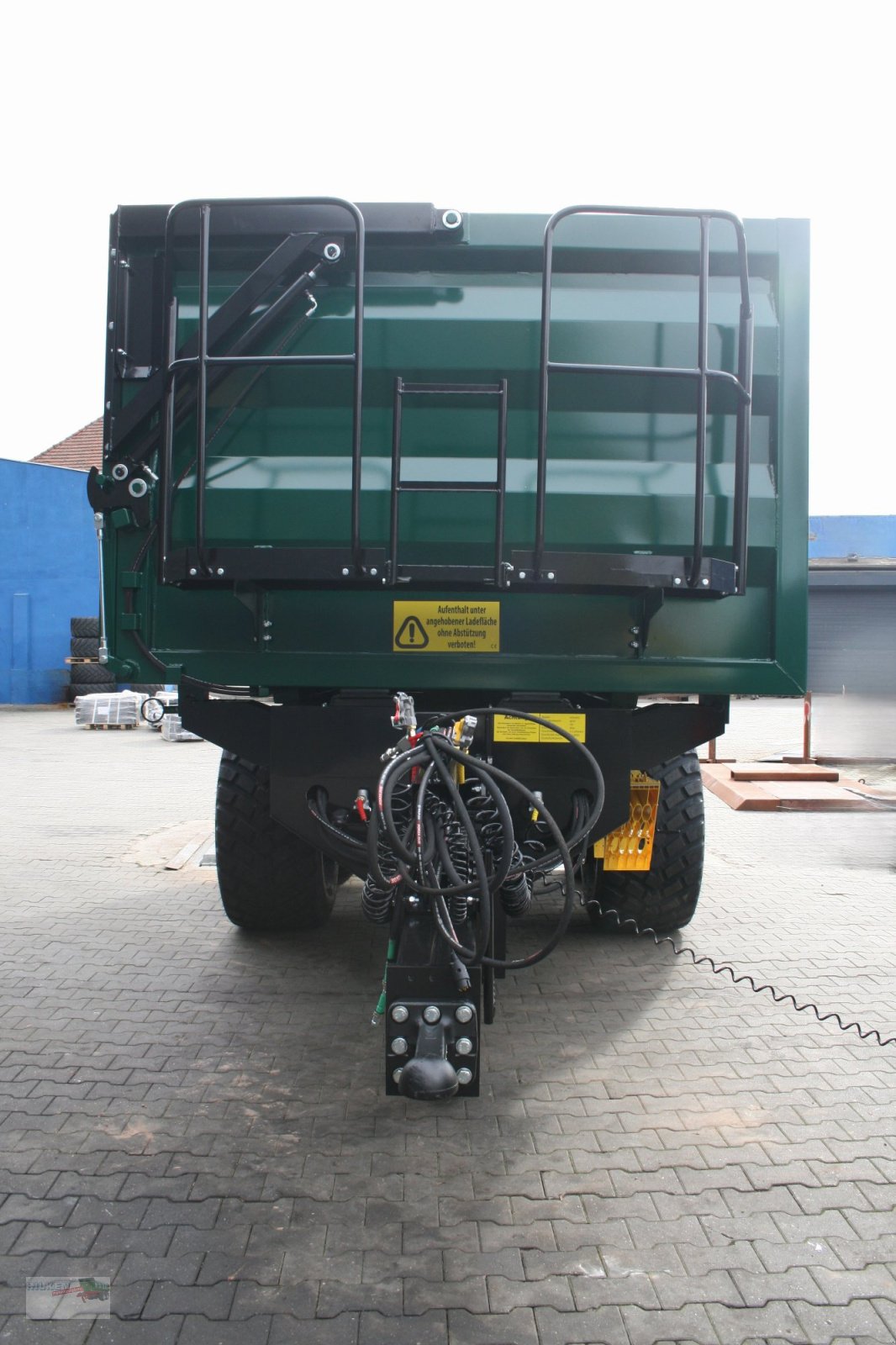 Muldenkipper del tipo Hilken Tandem-Muldenkipper, TMK5000, hydr. Seitenklappe, Ber. 560/60R22,5, Neumaschine In Vorwerk (Immagine 2)