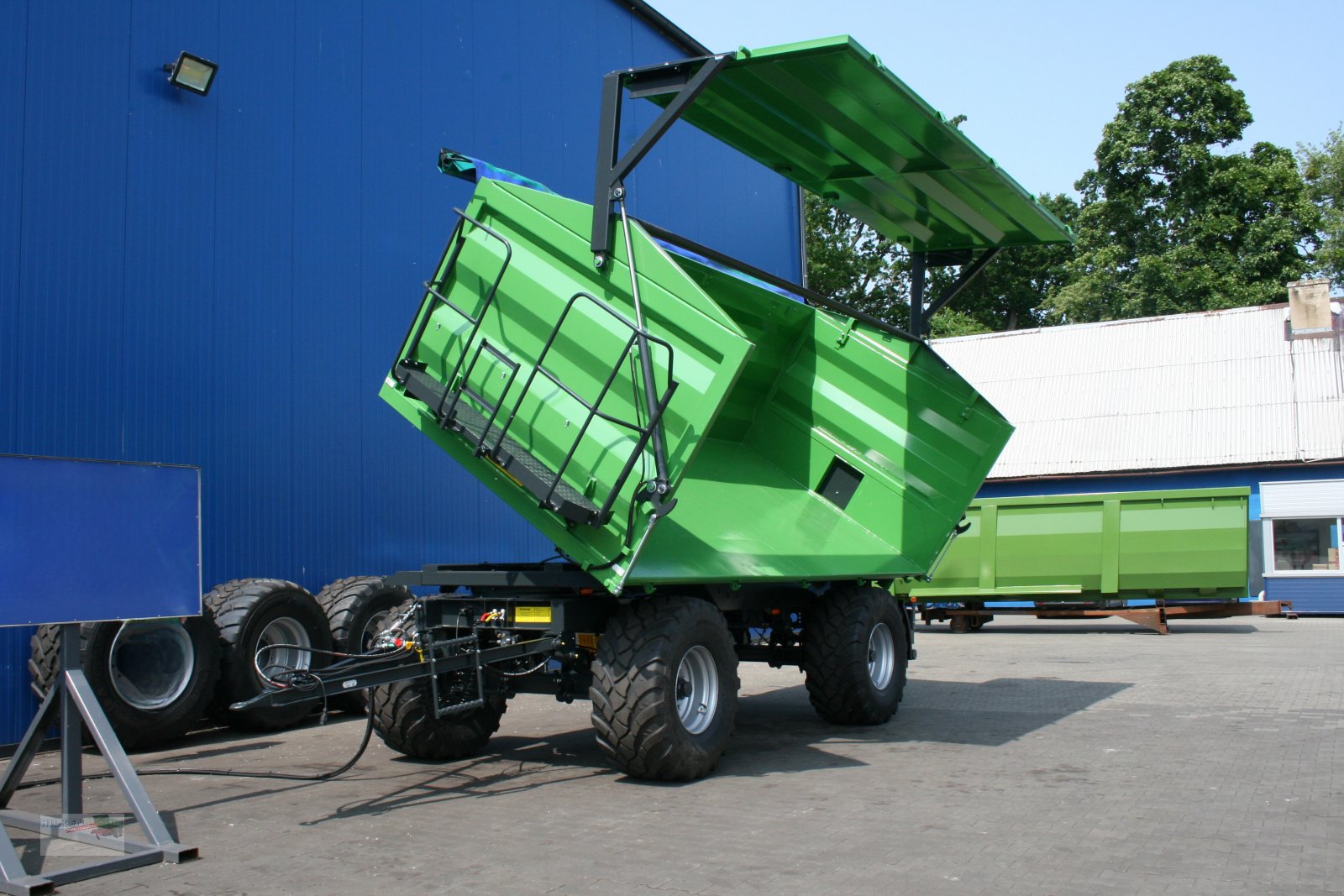 Muldenkipper tipa Hilken ZMK5000 Zweiachs-Muldenkipper, Reifen 560/60R22,5, Neumaschine u Vorwerk (Slika 1)