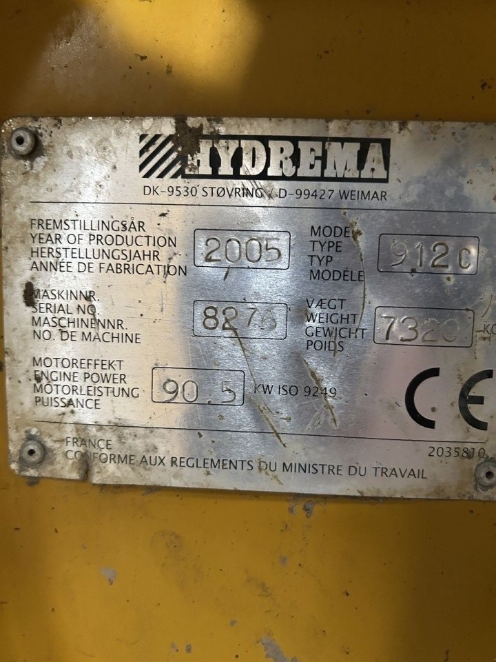 Muldenkipper a típus Hydrema 912C, Gebrauchtmaschine ekkor: Skive (Kép 8)