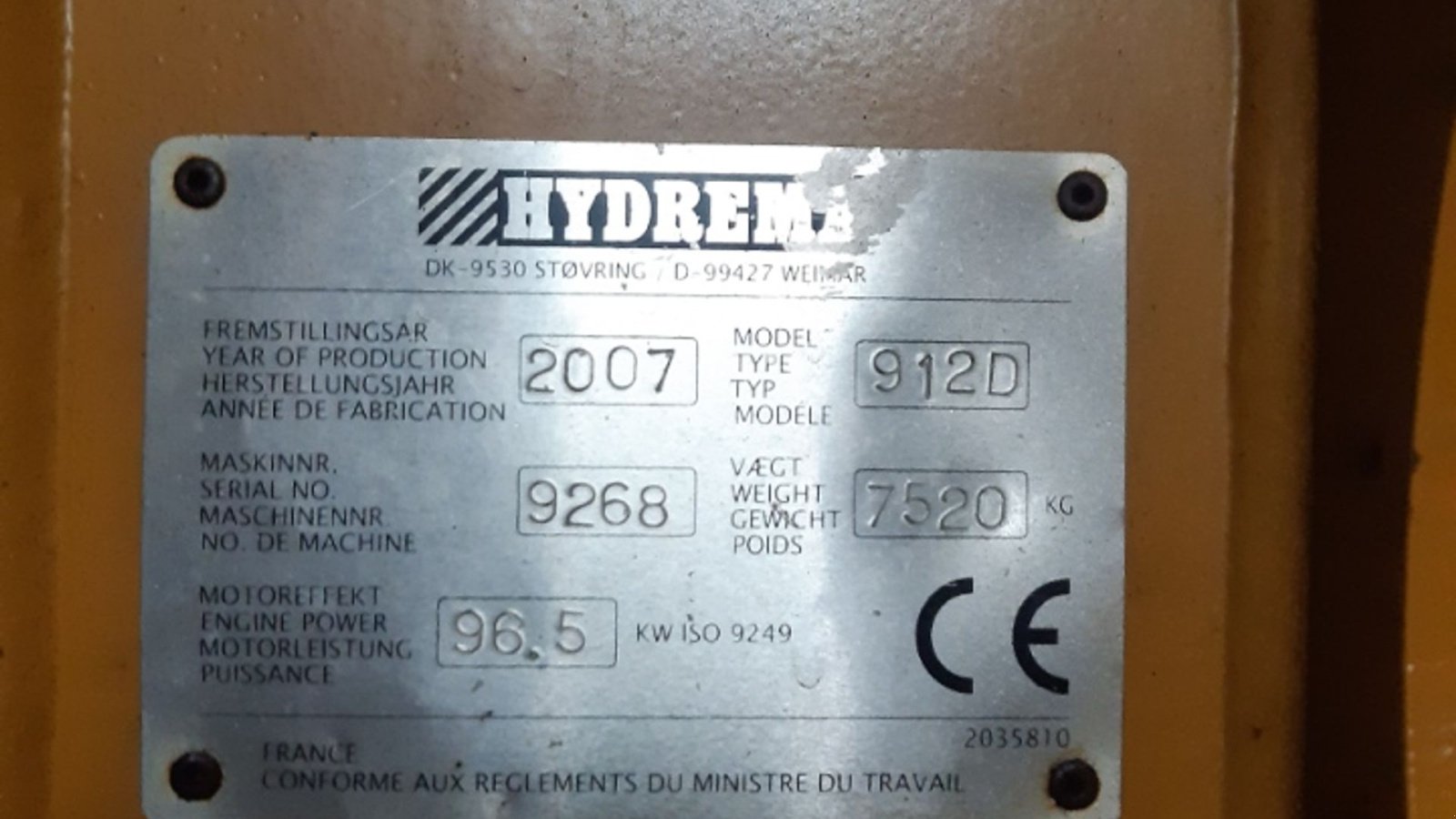 Muldenkipper typu Hydrema 912D, Gebrauchtmaschine v Ringsted (Obrázek 8)