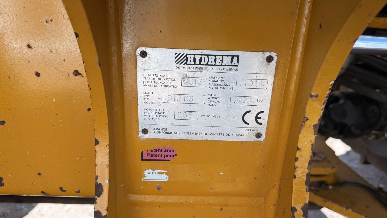 Muldenkipper vrste Hydrema 912DS Multitip 912DS med multitip samt centralsmøring, Gebrauchtmaschine v Dronninglund (Slika 16)