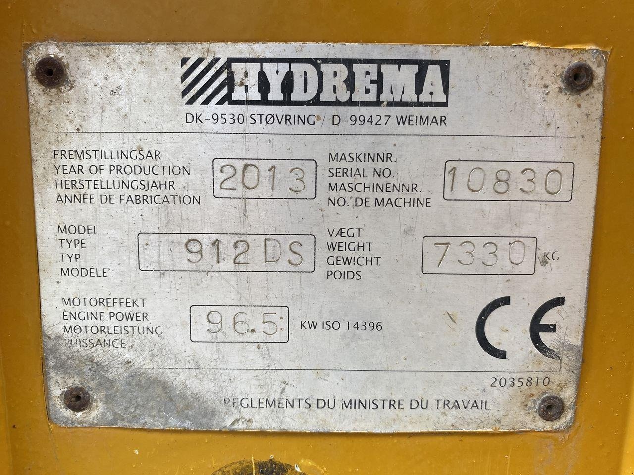 Muldenkipper типа Hydrema 912DS, Gebrauchtmaschine в Skive (Фотография 11)