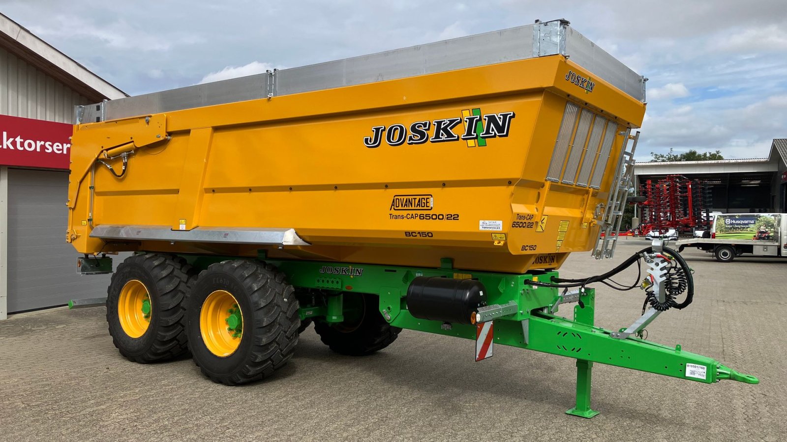 Muldenkipper του τύπου Joskin Trans-Cap 6500/22 BC150 + 250 mm overbygning, Gebrauchtmaschine σε Spøttrup (Φωτογραφία 8)