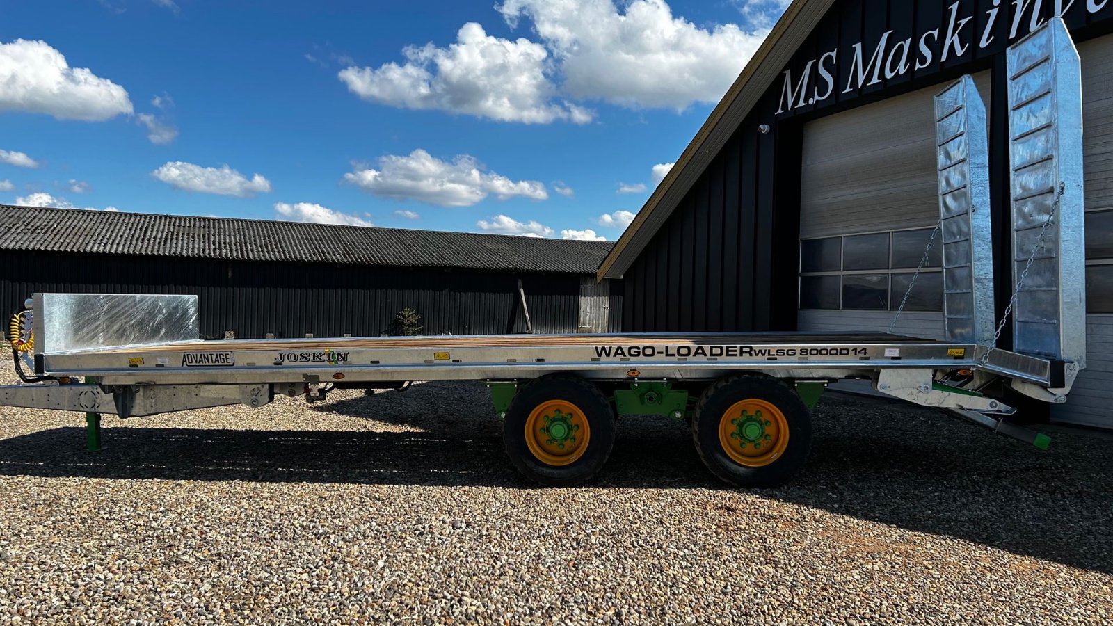 Muldenkipper des Typs Joskin Wago loader 8000, Gebrauchtmaschine in Hejnsvig (Bild 8)