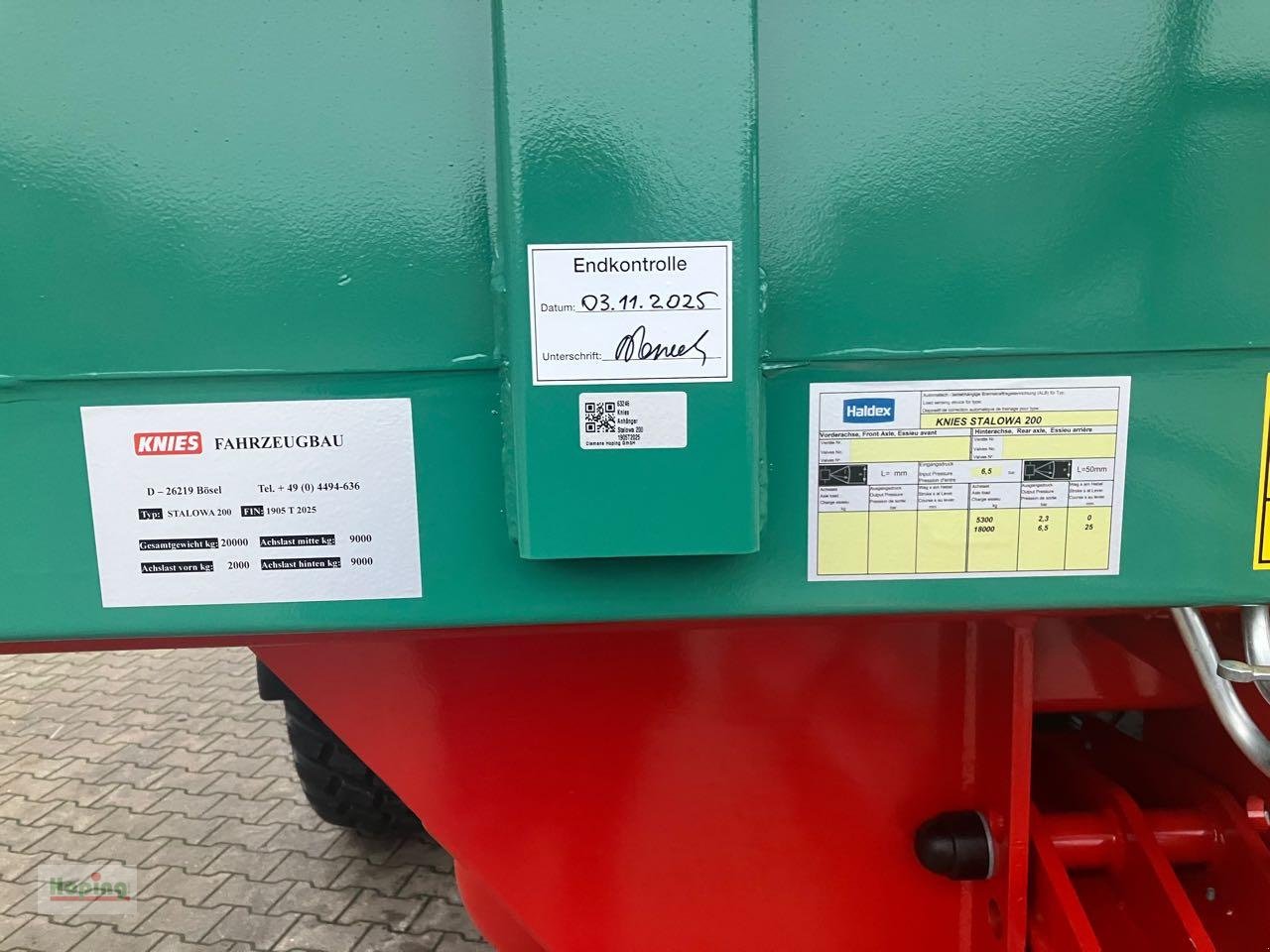 Muldenkipper of the type Knies Stalowa 200, Neumaschine in Bakum (Picture 10)