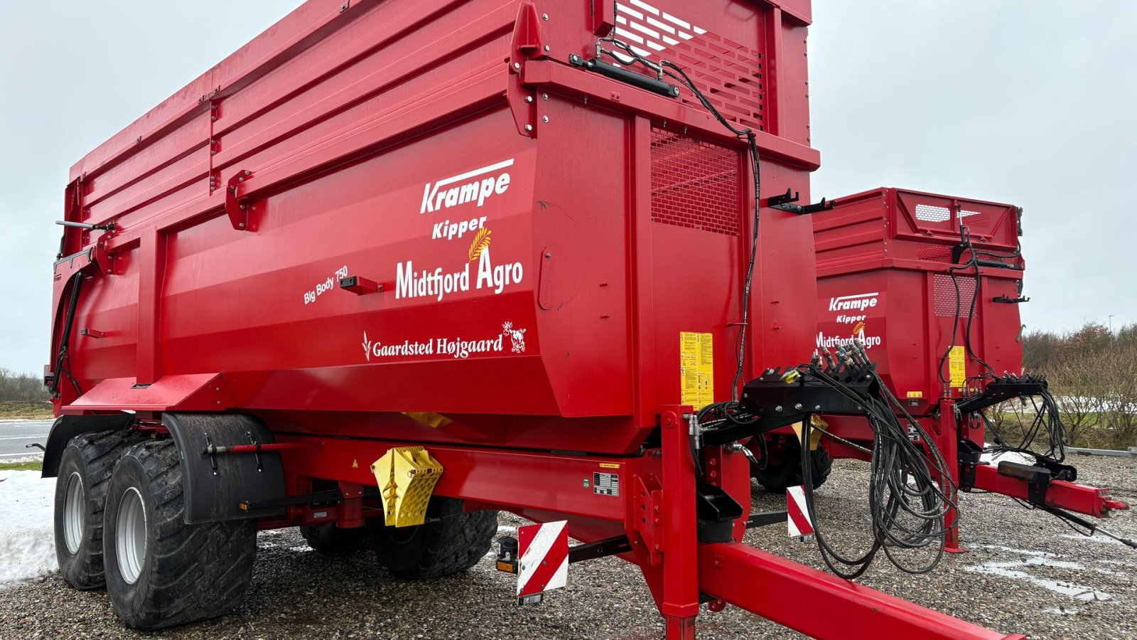 Muldenkipper of the type Krampe Big Body 750  Hydraulisk Klapbar side, Gebrauchtmaschine in Løgstør (Picture 1)