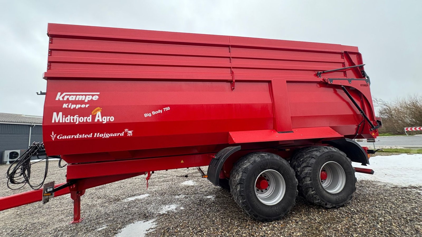 Muldenkipper of the type Krampe Big Body 750  Hydraulisk Klapbar side, Gebrauchtmaschine in Løgstør (Picture 10)